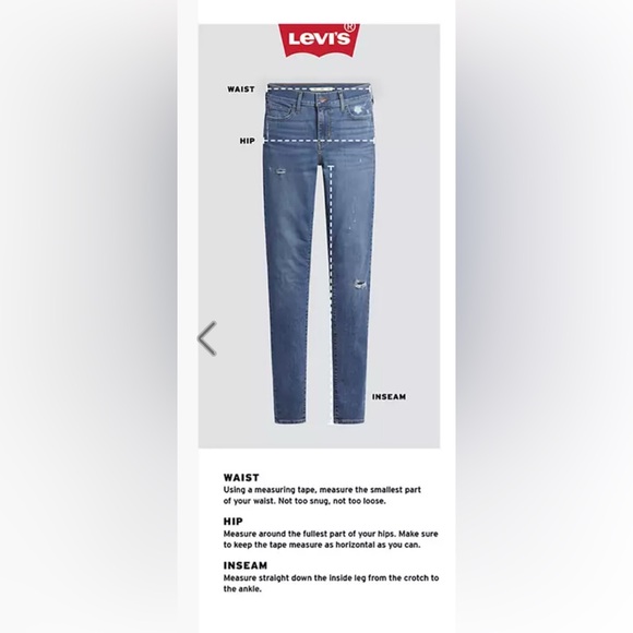 NWT Levi’s 501 Skinny Jean - Tango Light / Denim - Picture 10 of 10